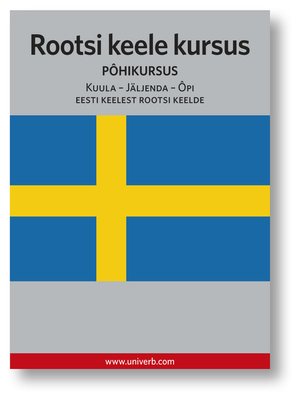 cover image of Rootsi keele kursus